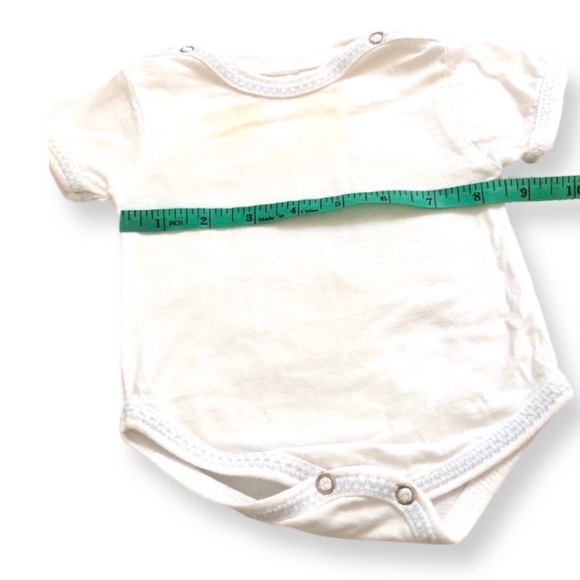 ❤️ 5 for $15 White Cotton Baby Onesie Size 3 Months - Picture 4 of 5